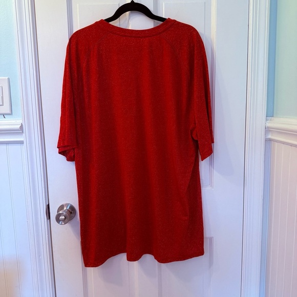 Adidas Miami Heat Red Basketball Tee Men’s 2XL - Picture 3 of 6